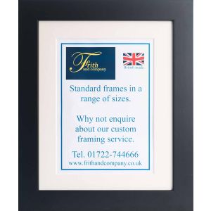 Flat Black 10x8" Frame by Frith and Company