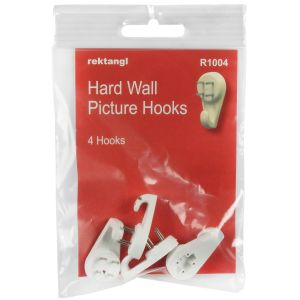 Hard Wall Picture Hooks Medium