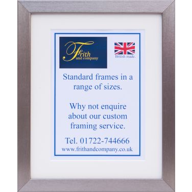 Brushed Pewter Frame by Frith and Company