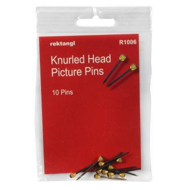 Knurled Head Picture Pins