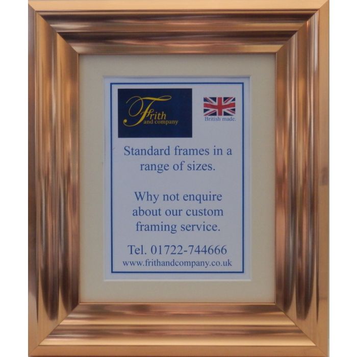 Large Copper Ribbed Frame by Frith and Company